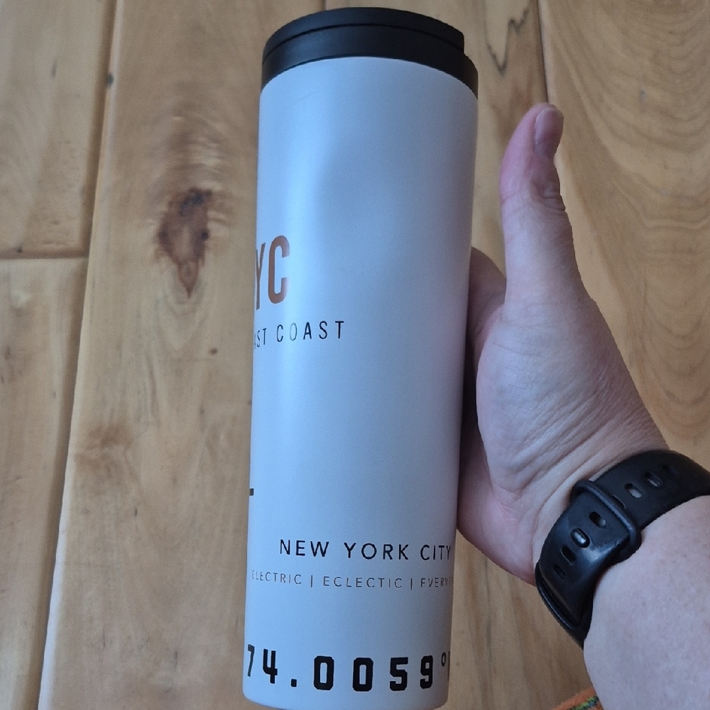 Starbucks NYC East Coast Travel Mug - White and Black - Picture 3 of 9